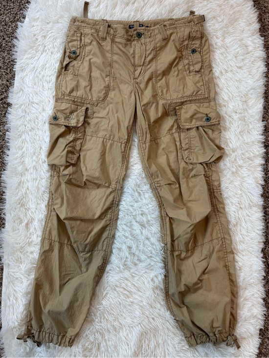 Polo Ralph Lauren Pants - Y2K Ralph Lauren polo jeans co khaki 100% cotton lightweight cargo pants size 12